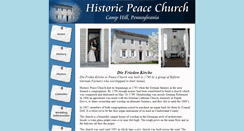 Desktop Screenshot of historicpeacechurch.org